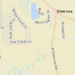 Glencoe Florida Street Map