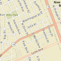 New Smyrna Beach Florida Street Map