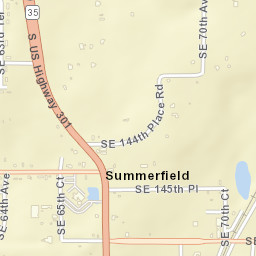 Summerfield Florida Street Map