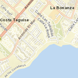 Costa Teguise Street Map