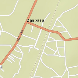 Banbasa Street Map