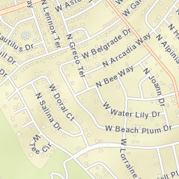 Citrus Springs Florida Street Map