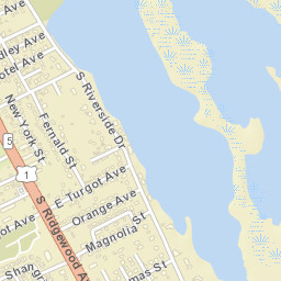 Edgewater Florida Street Map