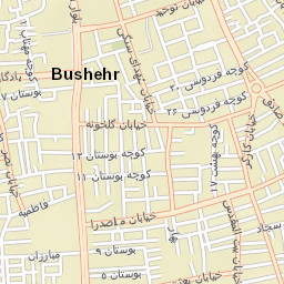Bushehr Street Map