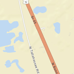 Red Level Florida Street Map