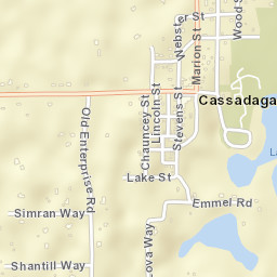 Cassadaga Florida Street Map