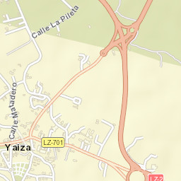 Yaiza Street Map