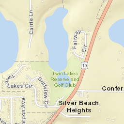 Silver Beach Heights Florida Street Map