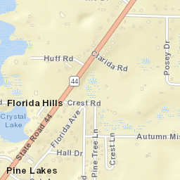 Florida Hills Florida Street Map