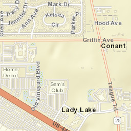 Conant Florida Street Map