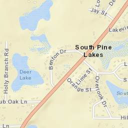 South Pine Lakes Florida Street Map