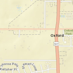 Oxford Florida Street Map