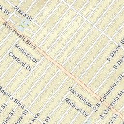 Beverly Hills Florida Street Map