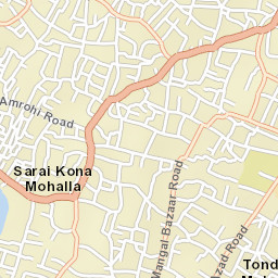Amroha Street Map