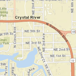 Crystal River Florida Street Map
