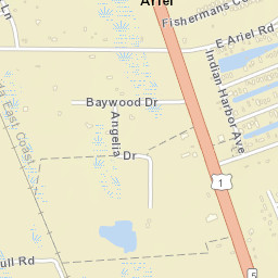Ariel Florida Street Map