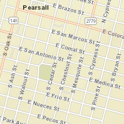 401-499 South Walnut Street, Pearsall, TX Street Map
