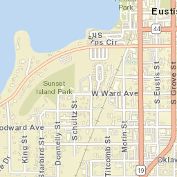 Eustis Florida Street Map