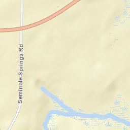 Seminole Springs Florida Street Map