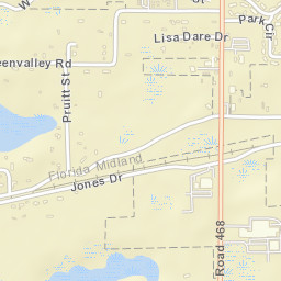 Montclair Florida Street Map