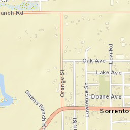 Sorrento Florida Street Map