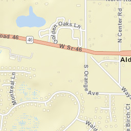 Alderene Park Florida Street Map