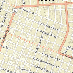 1-199 West Goodwin Avenue, Victoria, TX  Street Map