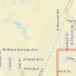 Coleman Florida Street Map