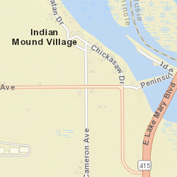 Indian Mound Village Florida Street Map