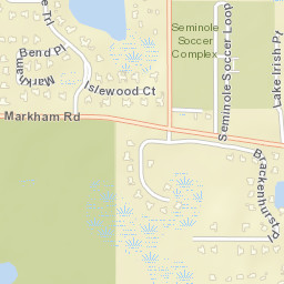 Markham Florida Street Map