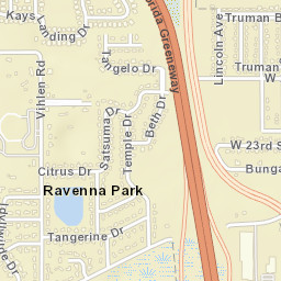 Ravenna Park Florida Street Map