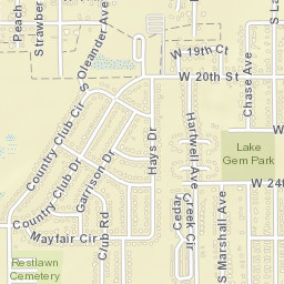 Country Club Manor Florida Street Map