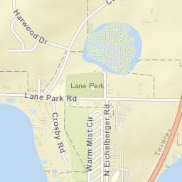 Lane Park Florida Street Map