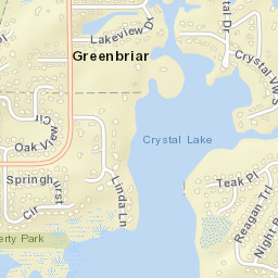 Greenbriar Florida Street Map