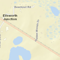 Ellsworth Junction Florida Street Map