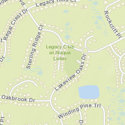 Alaqua Lakes Florida Street Map