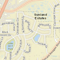 Sunland Estates Florida Street Map