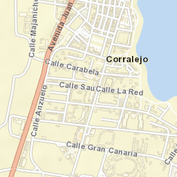 Corralejo Street Map