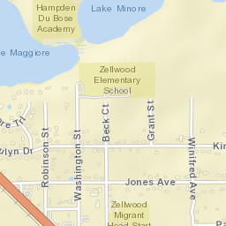 Zellwood Florida Street Map