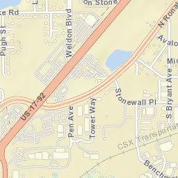 Midway Park Florida Street Map