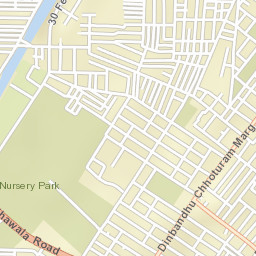 North West Delhi Street Map