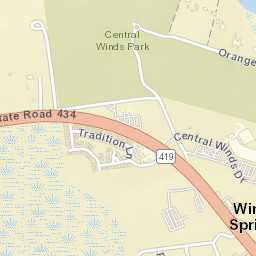 Clifton Florida Street Map