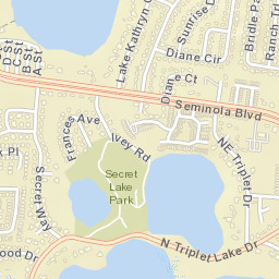 Casselberry Florida Street Map