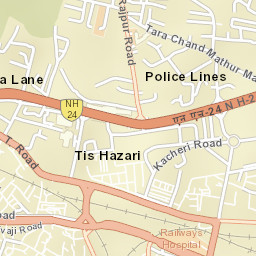 North Delhi Street Map