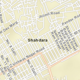 East Delhi Street Map