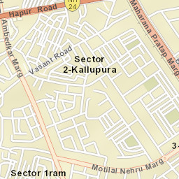 Ghaziabad Street Map