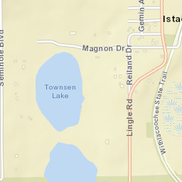 Istachatta Florida Street Map