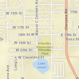 South Apopka Florida Street Map