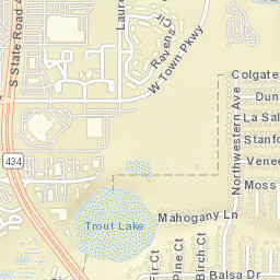 Forest City Florida Street Map