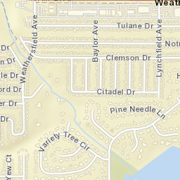 Weathersfield Florida Street Map